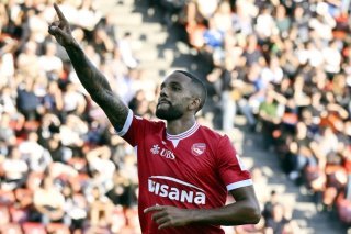 Irrésistible en ce début de saison, Christopher Ibayi a inscrit l'un des quatre buts du FC Thoune à Zurich KEYSTONE/WALTER BIERI